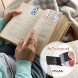 Magnetic Bookmarks, Magnetic Christmas Bookmarks, Colorful Magnetic Bookmarks for Kids, Page Markers, 30 Pieces - Close-Up Angle