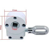 Manual Awning Winch for Caravan Awning Awning Arm Roller Box Exterior Terrace Solar.. - Front View