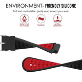 Garmin Forerunner 235/235Lite Watch Band Soft Silicone Replacement Strap for Garmin Forerunner 235/220/230/620/630/735 Smartwatch - Front View