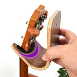 Guitar Skateboard Wall Hanger Unique Design Bent Wood Guitar Hanger Wall Mount Guitar Holder Acoust -suzuka null none - Front View