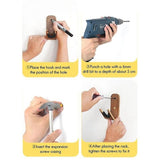 Guitar Skateboard Wall Hanger Unique Design Bent Wood Guitar Hanger Wall Mount Guitar Holder Acoust -suzuka null none