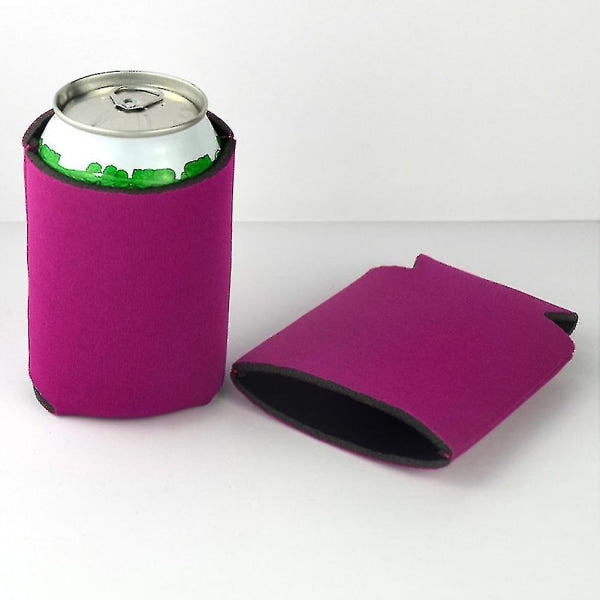 10pcs Neoprene Beer Can Coolers Drink Bottle Holders Insulation Sleeve