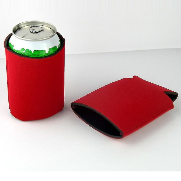10pcs Neoprene Beer Can Coolers Drink Bottle Holders Insulation Sleeve