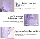 Thigh trainer pelvic floor trainer for women, hip trainer pelvic floor muscle trainer, butt trainer, for home legs, exercise equipment B - Top-Down View