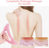Large Gua Sha Massager, Lymphatic Drainage & Cellulite Massage for Legs, Face, Back & Pain Relief Pink-B