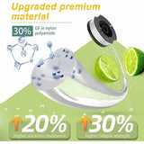 Black & Decker Trimmer Replacement Spools - 6 Pieces of 1.65mm Line, 10m Each, Includes Extra Spring & Cap - Front View
