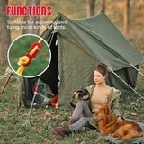 Rope Adjuster, 16pcs Aluminum Rope Tensioner, Tent Wind Rope Buckle, Rope Tensioner for Camping Hiking Backpacking Picnic Outdoor Tent Accessories 16 Pieces - Red Opening - 45-Degree Angle