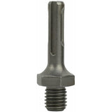 M14 external thread to SDS Plus internal thread and internal triangle adapter for drill grinder, from DEBUNS - Top-Down View