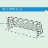 Football goal, 5-man - Front View