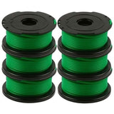 Pack of 6 spools of line for Black and Decker GL7033, GL8033, GL9035 grass trimmer, 6 m,