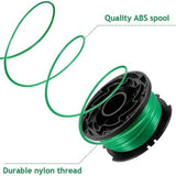 Pack of 6 spools of line for Black and Decker GL7033, GL8033, GL9035 grass trimmer, 6 m, - Side View