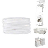 Rattan Repair Material, Flat Synthetic Rattan Fabric, Plastic Rattan for Knitting, Repairing Chairs, Tables, Storage Baskets - Front View