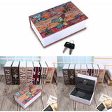 Creative Dictionary Book Safe, Book Shaped Hidden Secret Storage Safe, Secret Hiding Place for Money, Jewelry, Passport (Butterfly) - Front View
