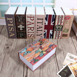 Creative Dictionary Book Safe, Book Shaped Hidden Secret Storage Safe, Secret Hiding Place for Money, Jewelry, Passport (Butterfly) - Side View