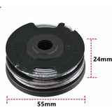 Bosch F016800351 Refill and integrated 6 m long wire spool Ø 1.65 mm wire thickness for trimmers. - 45-Degree Angle