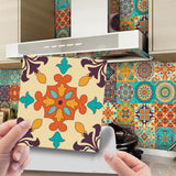 Waterproof Tile Stickers for Kitchen, Furniture, Table 15x15cm - 24 pcs - 45-Degree Angle