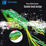 pcs Crank Frog Frog, Soft Fishing Lure 3D Eye Frog Lure and,ZQKLA - Top-Down View