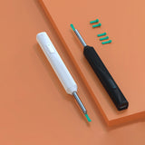 ST 1080P Wireless Ear Cleaning Otoscope Ear Cleaning Tool Black 8 PCS Set - Side View