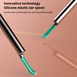 ST 1080P Wireless Ear Cleaning Otoscope Ear Cleaning Tool Black 8 PCS Set - Rear View