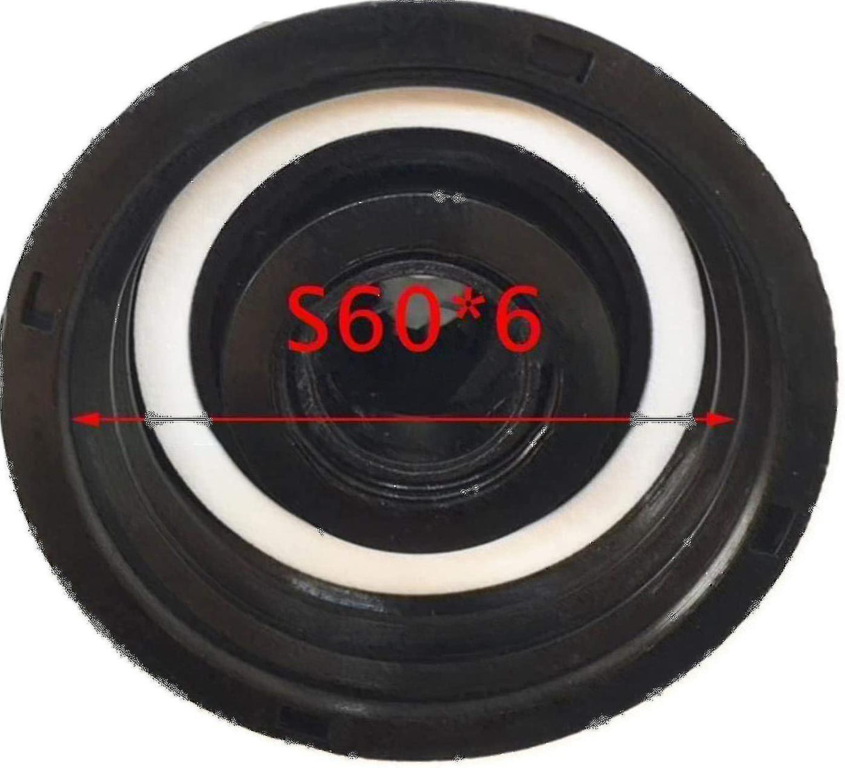 Faucet for brand new 1000L IBC tanks, S60x6 adapter valve and 3/4 (25 mm)