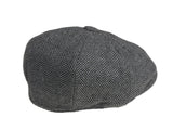 2023 Retro Newsboy Caps Men Octagonal Hats Peaky Blinders Newsbo Black - 45-Degree Angle