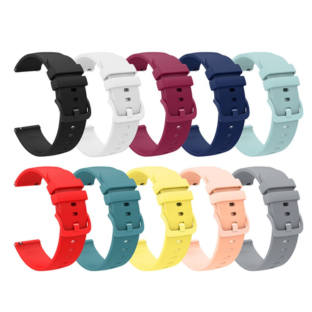 SKALO Silicone Strap for Amazfit GTR 2/2e - Multiple Colors White White