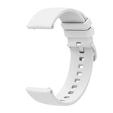 SKALO Silicone Strap for Amazfit GTR 2/2e - Multiple Colors White White - Side View