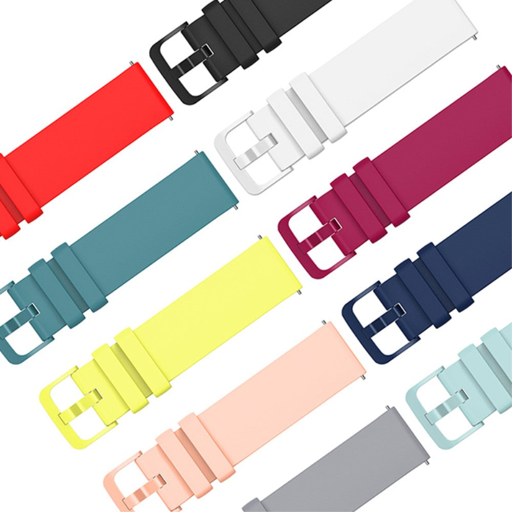 SKALO Silicone Strap for Amazfit GTR 2/2e - Multiple Colors White White