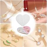 Heart Tray Mold – Jewelry Tray Mold Silicone, Jewelry Holder Resin Mold, Epoxy Resin Casting Mold, Jewelry Tray Dishes for Jewelry Storage - Top-Down View