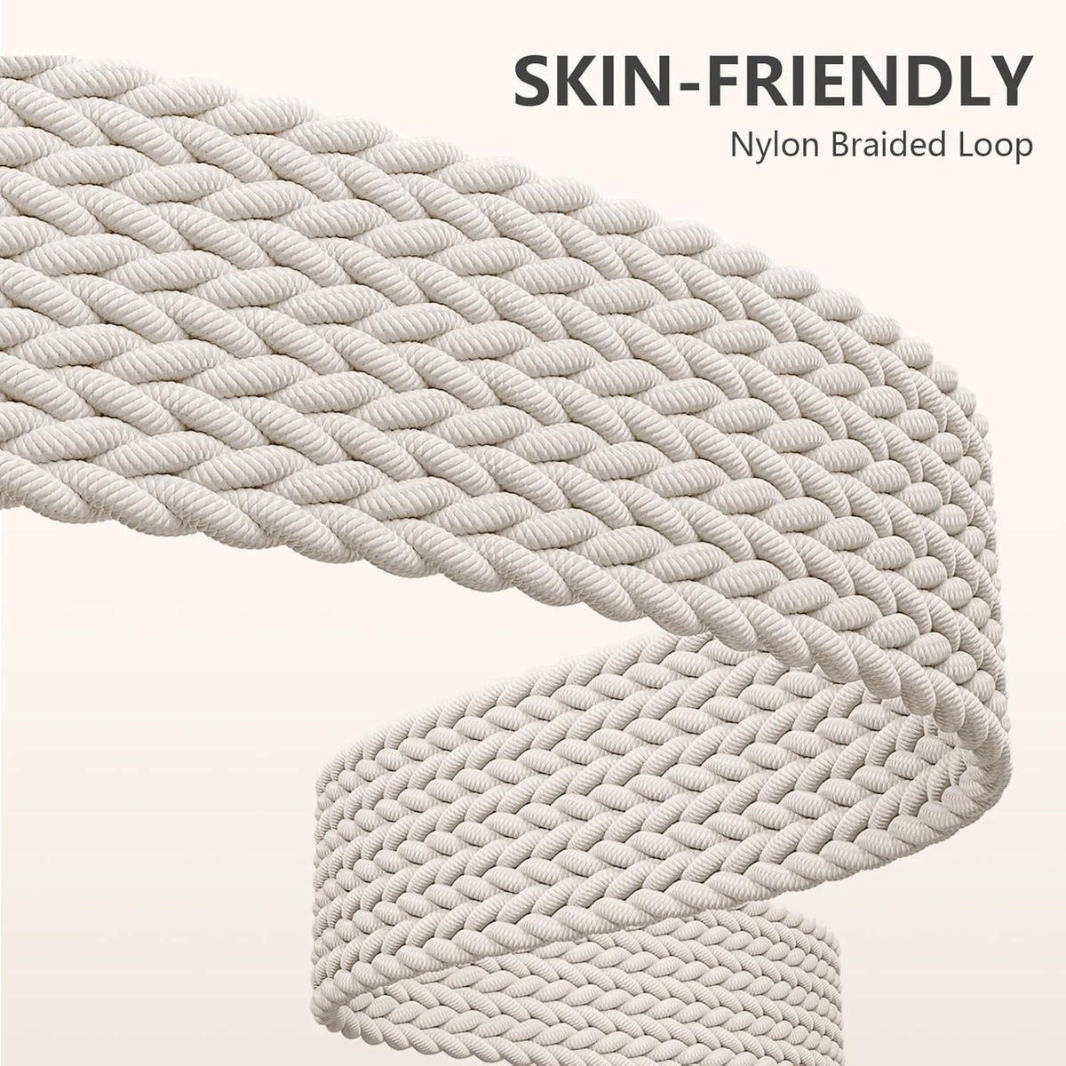 Elastic Braided Nylon Sport Strap for Fitbit Versa - Compatible Straps (Sense/Sense 2)