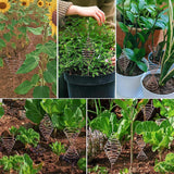 20 m copper wire for gardening and plants, pure copper wire for air plant stands and vegetable growing - Top-Down View