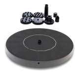 Promotion at a low price! Fountain - Solar Fountain / Water Fountain Solar Cell - 16 cm Black Black Black Black Black