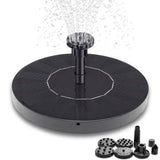 (Special Offer) Campaign at a low price! Fountain - Solar Fountain / Water Fountain Solar Cell - 16 cm Black Black Black Black Black
