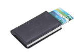 Card Holder with RFID & NFC Protection - Choose your color! Dark blue Dark blue - Front View