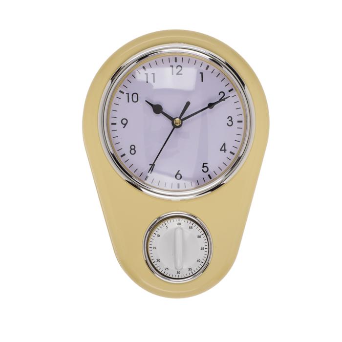 High Quality New Wall Clock & Timer - Clock with Timer Function Blue blue blue 435