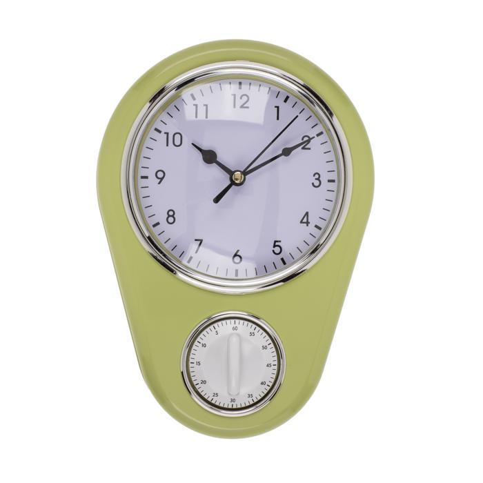 High Quality New Wall Clock & Timer - Clock with Timer Function Blue blue blue 435