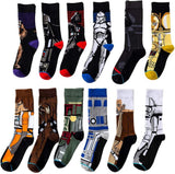 Men's 12 Pairs Star Wars Sports Cotton Socks Athletic Casual