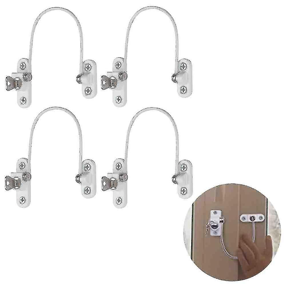 pcs Window Limiter, Window Stopper, Childproof Window Lock, Window Lock, Door Lock - Black