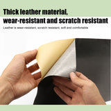 Self-adhesive repair patch artificial leather 50x138 cm Black Black Black Variety