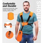 Universal Adjustable Comfort Double Strap Harness for Brushcutter Lawn Mower