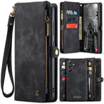 CaseMe Multi-Slot 2 in 1 Wallet Case Galaxy S25 Black