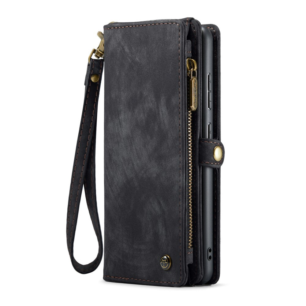 CaseMe Multi-Slot 2 in 1 Wallet Case Galaxy S25 Black