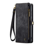 CaseMe Multi-Slot 2 in 1 Wallet Case Galaxy S25 Black