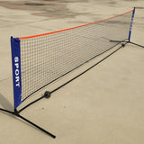 Portable Badminton Tennis Net Sports Replacement Training Net Outdoor 3/4/5/6M 4.1M - Front View