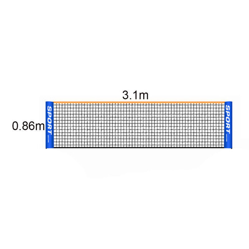 Portable Badminton Tennis Net Sports Replacement Training Net Outdoor 3/4/5/6M 4.1M