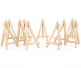 10 pcs Mini easels, wooden board display, photo memo holder, place card holder, 9*16 cm