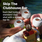 pcs Golf Ball Shaped Shot Glasses Golf Ball Shot Glasses Cool Golf Ball Shot Glasses Perfect Gift for Golf Enthusiasts - 45-Degree Angle