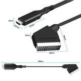 Scart to HDMI Converter, All-in-one Scart to HDMI Adapter, 1080P