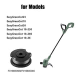 6-pack F016800569 Trimmer line spool and line for Bosch EasyGrassCut 23, 26, 18, 18-230, 18-260, 18-26 Replacement—max - Front View