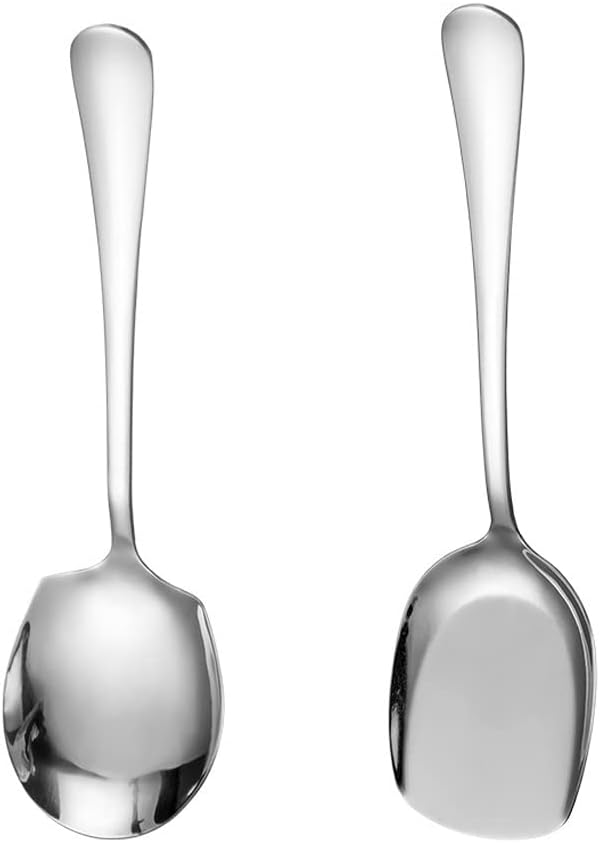 Large Stainless Steel Spoons, Serving Spoons for Hotel Meals